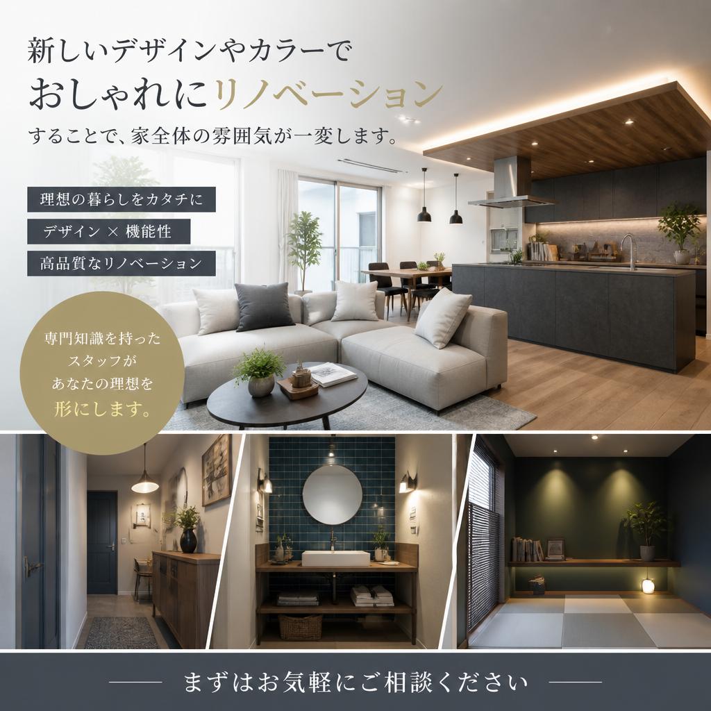 おしゃれな外壁リノベーション