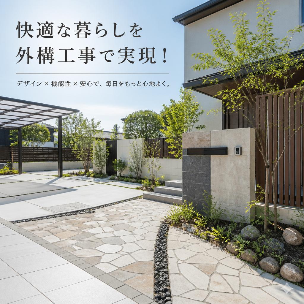 快適な暮らしを外構工事で実現！