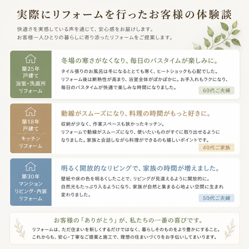 5. お客様の声