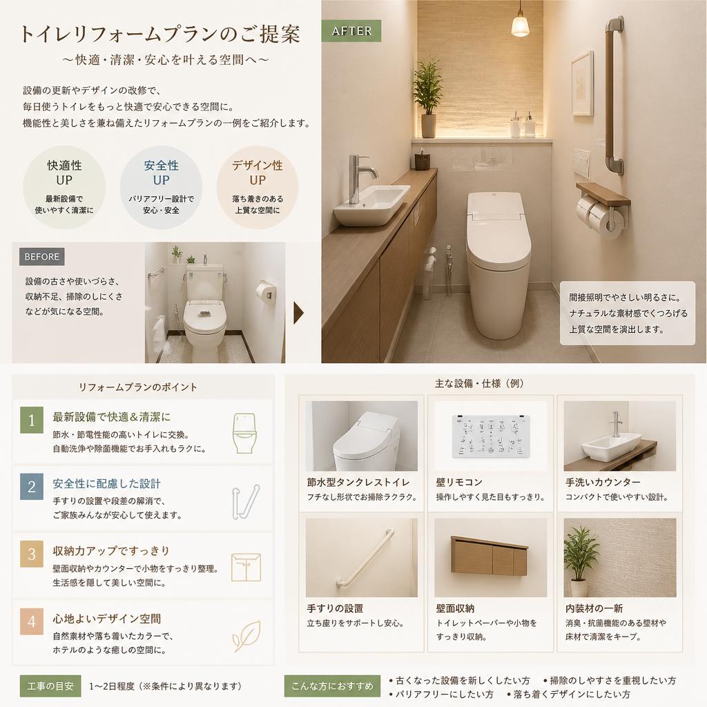 トイレ改善の具体的な方法