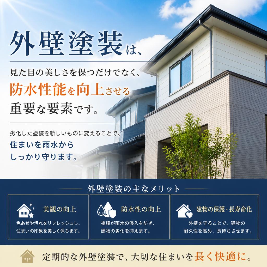 外壁塗装のメリット