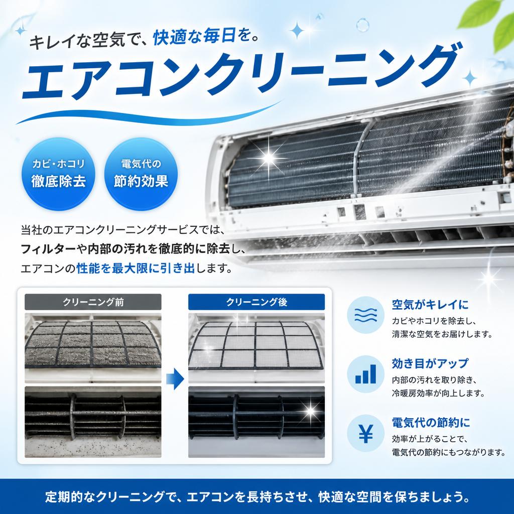 エアコンクリーニングのメリット