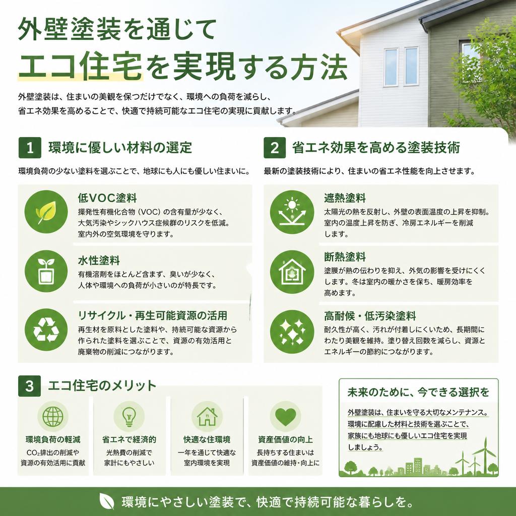 4. エコ住宅を目指す外壁塗装