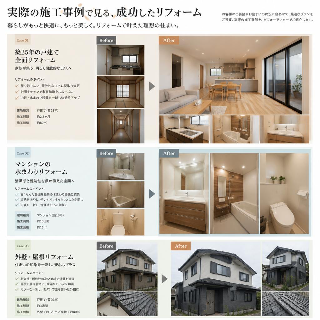 2. 戸建てリフォーム事例