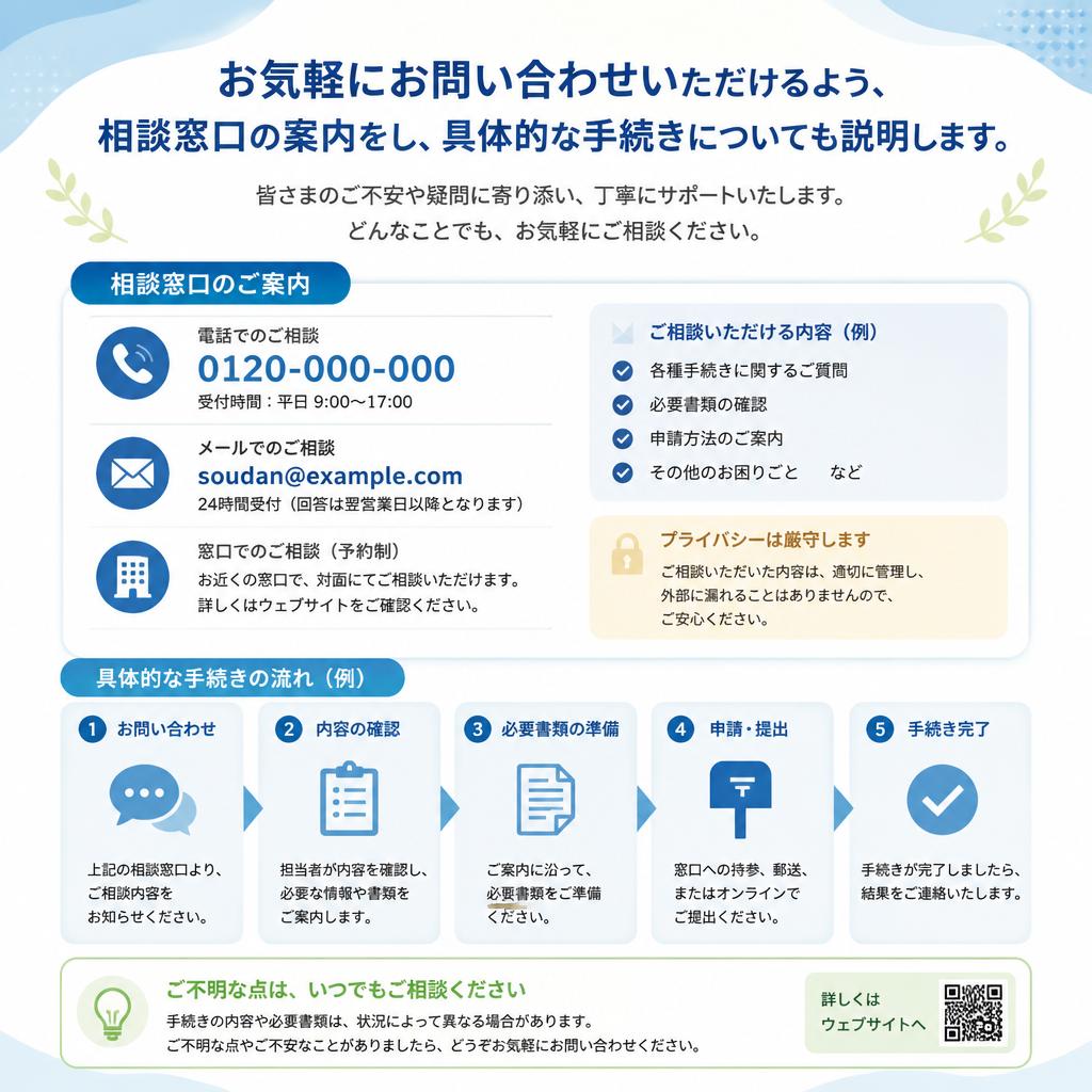 7. お問い合わせと無料相談のご案内