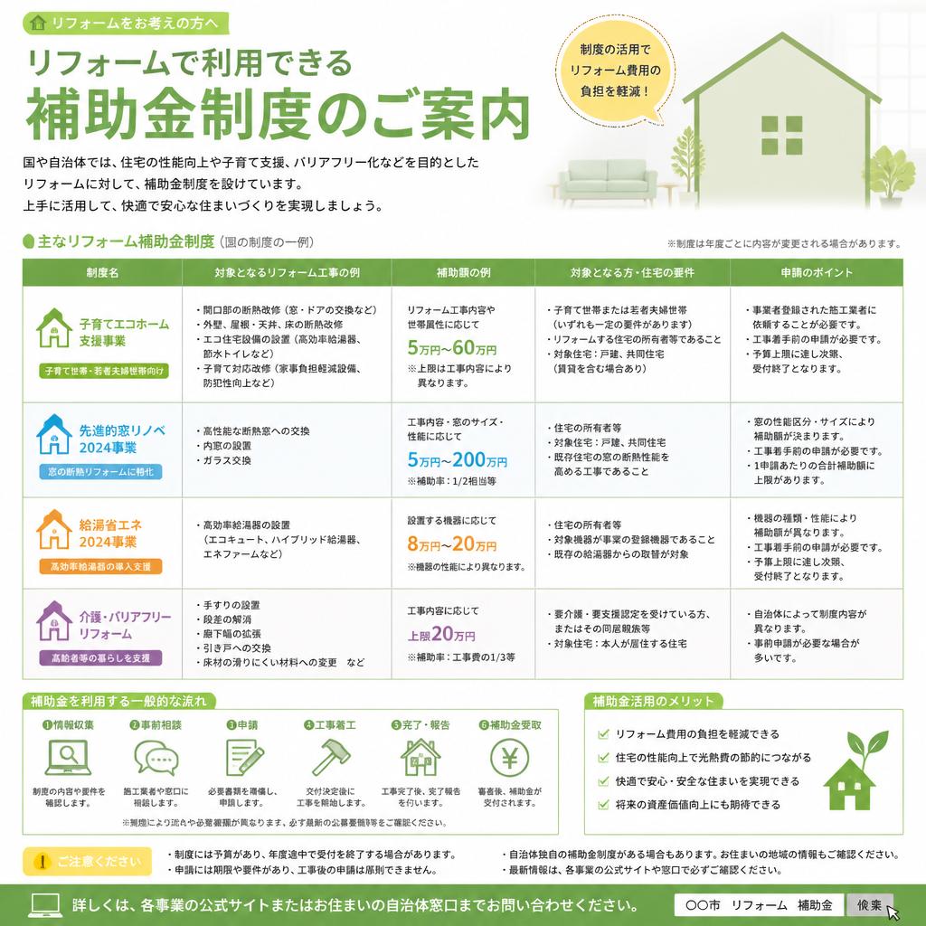 補助金制度の活用法