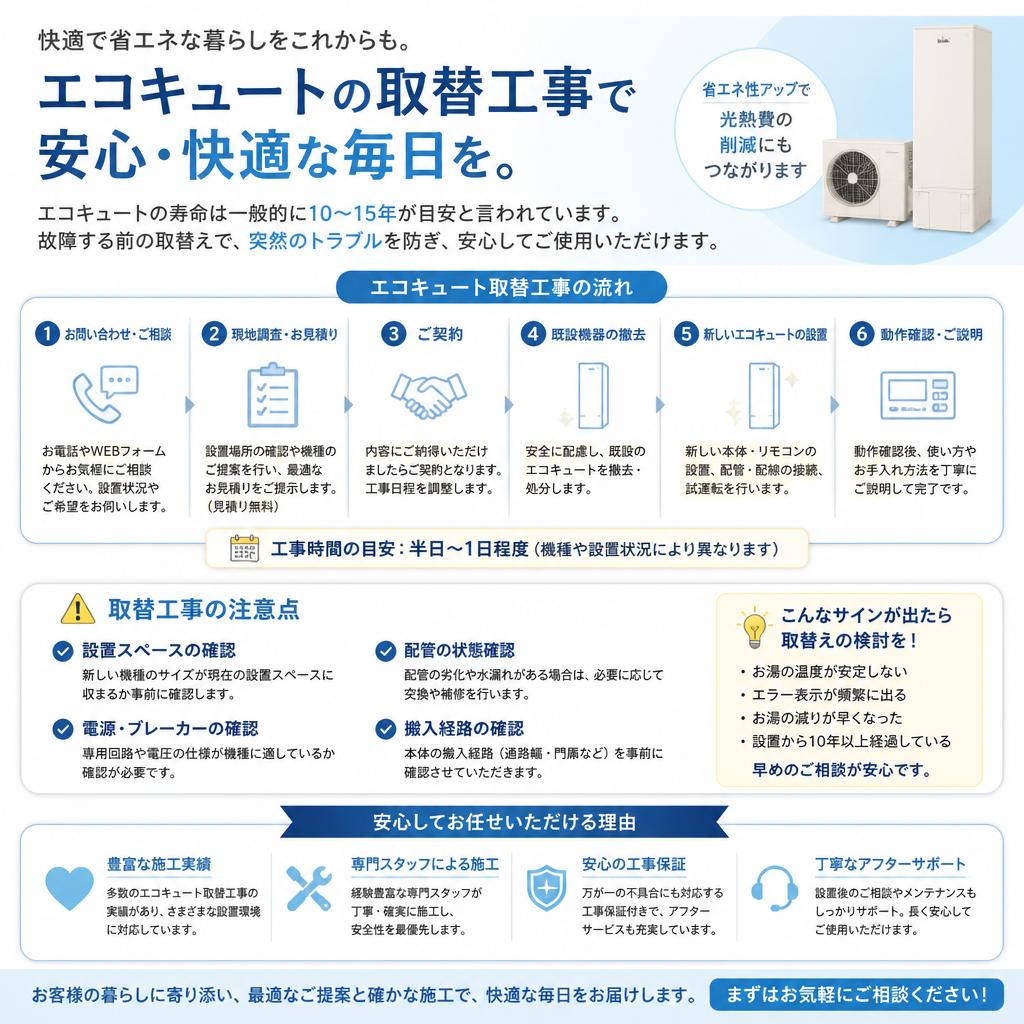 安心の取替工事