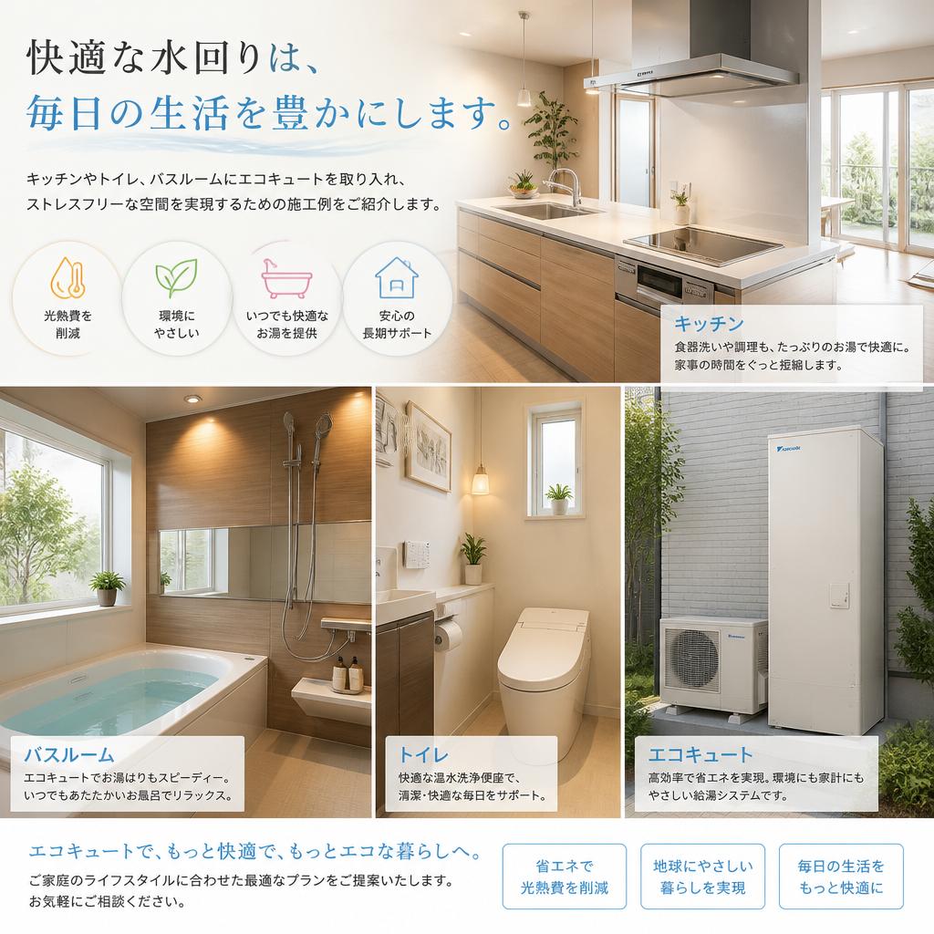 3. 快適な水回り空間の実現