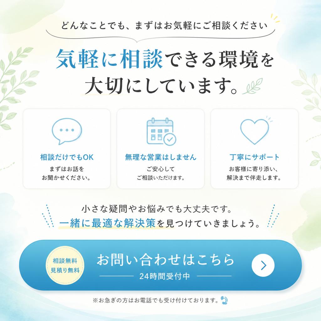 今すぐお問い合わせを！