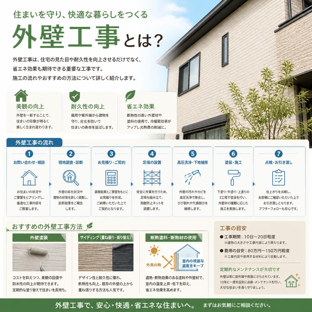外壁工事とは？