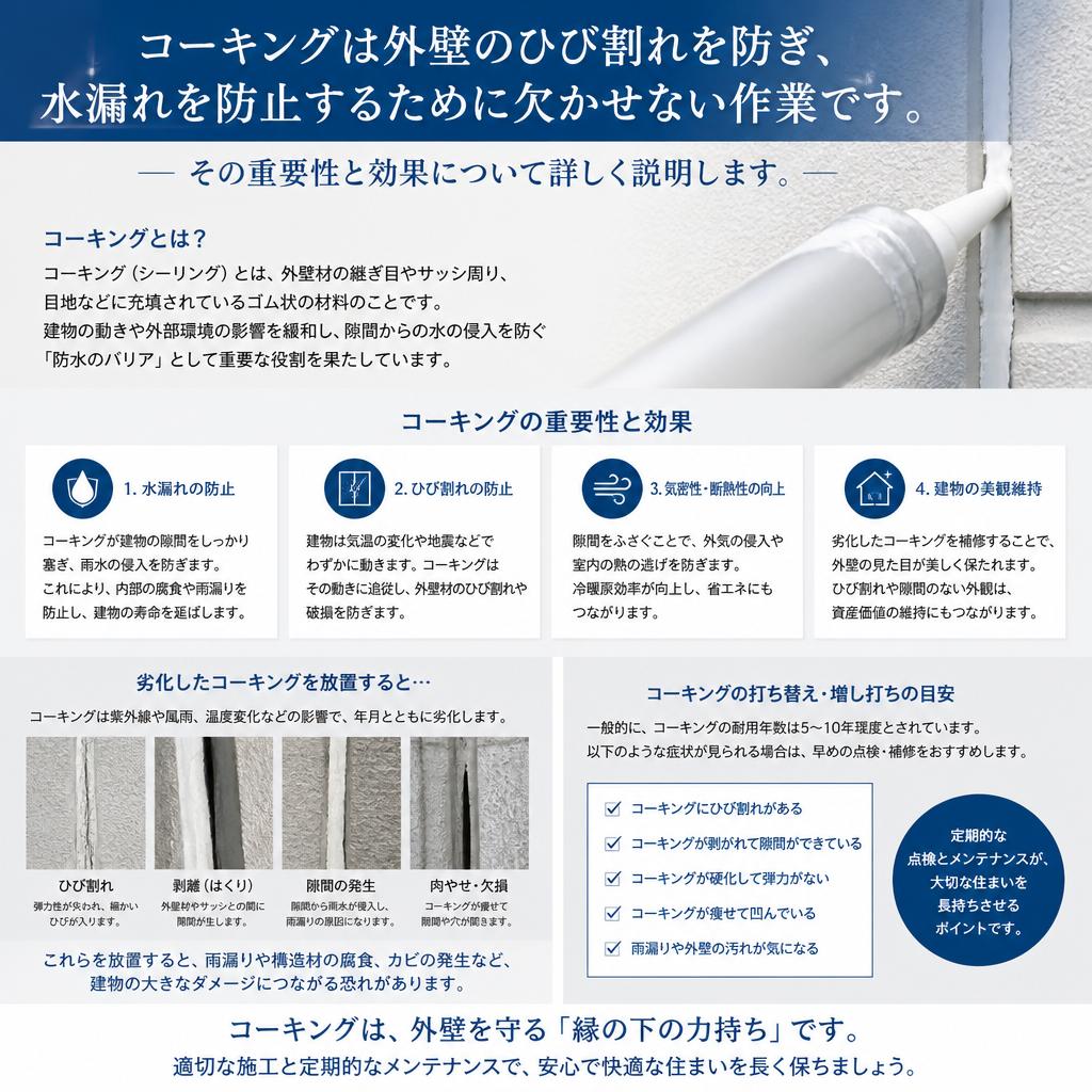 コーキングの重要性