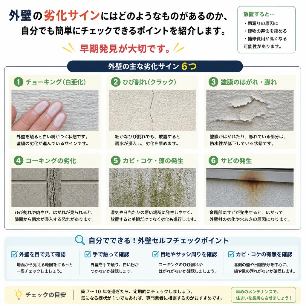劣化サインを見逃さないために