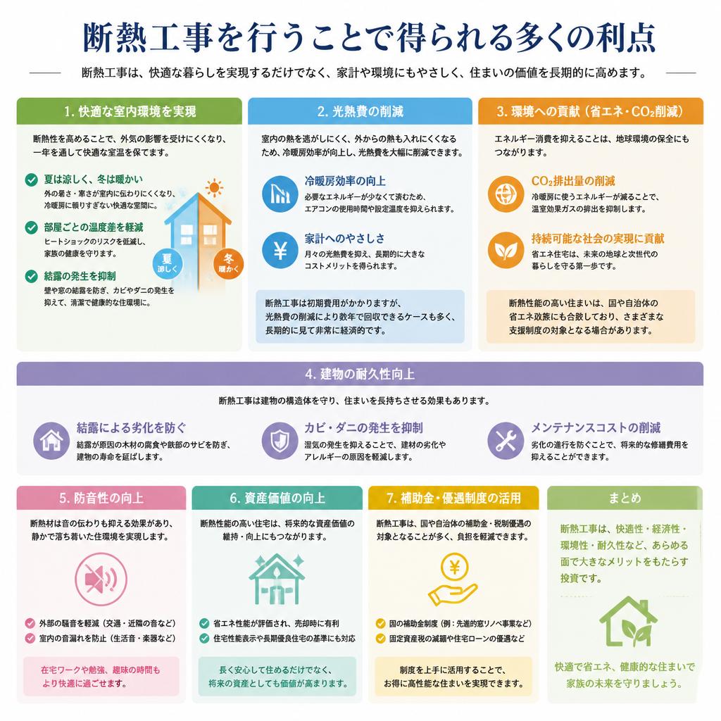 断熱効果の驚きのメリット