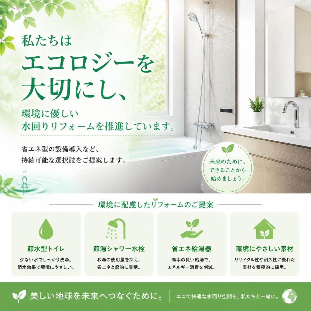 環境配慮のリフォーム
