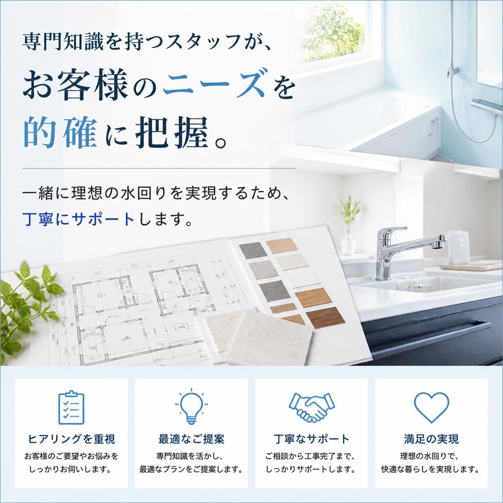 経験豊富なスタッフがサポート