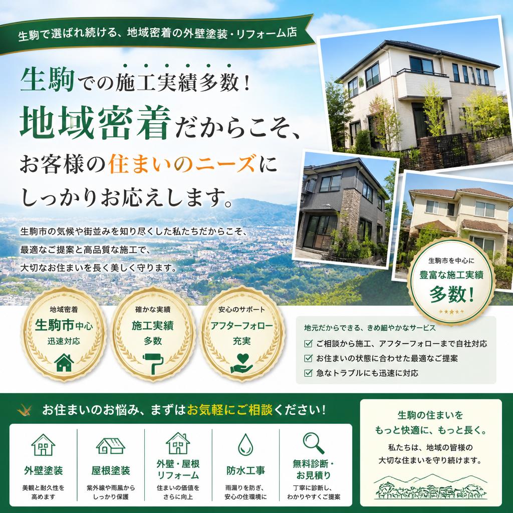 4. 生駒地域に根ざしたサービス