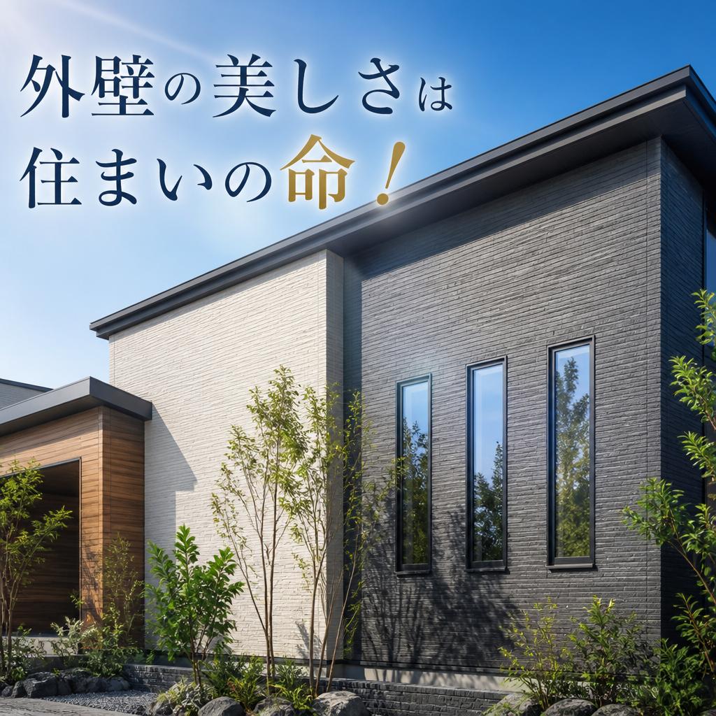 外壁の美しさは住まいの命！