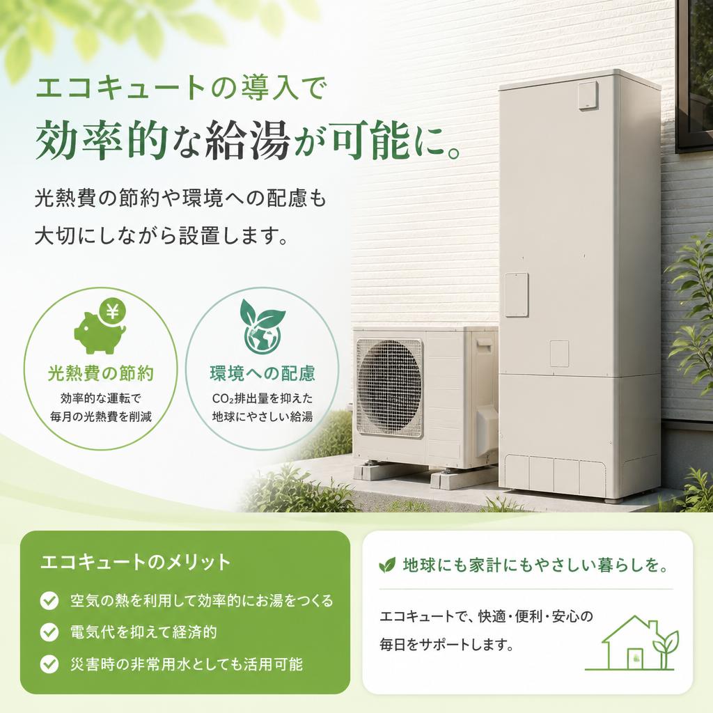 エコキュートで省エネ生活