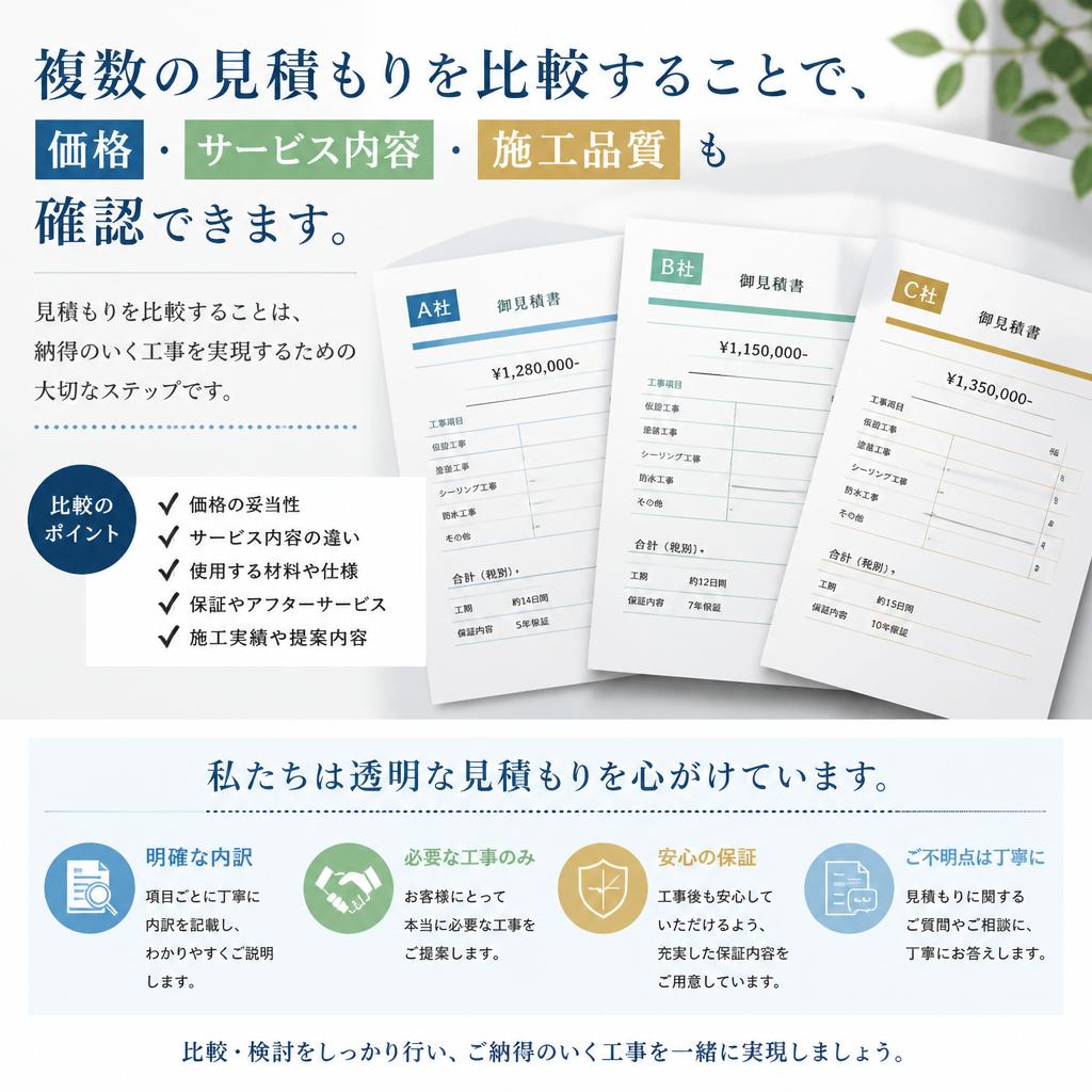見積もり比較のメリット