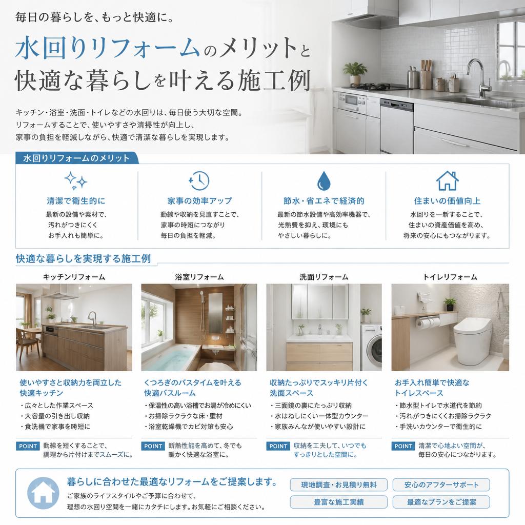2. 水回りリフォームの重要性