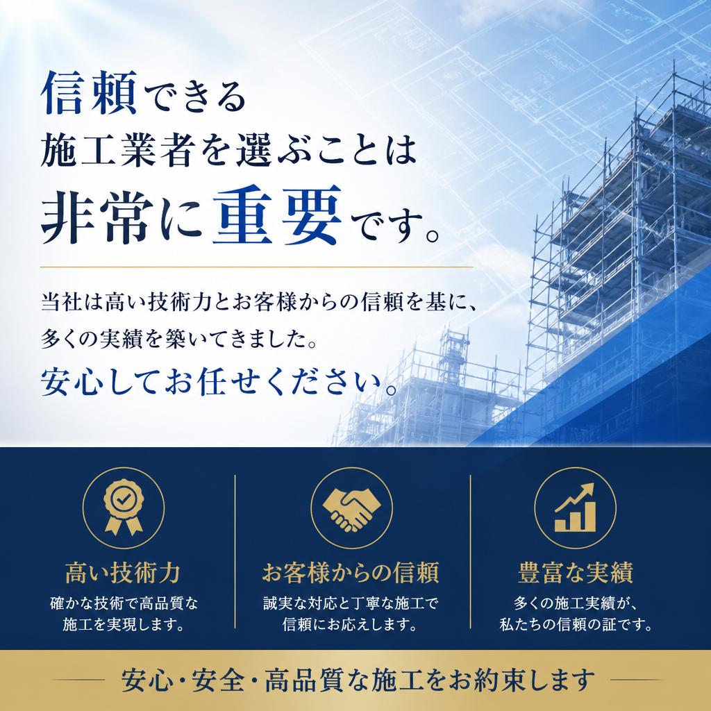 施工業者の選び方