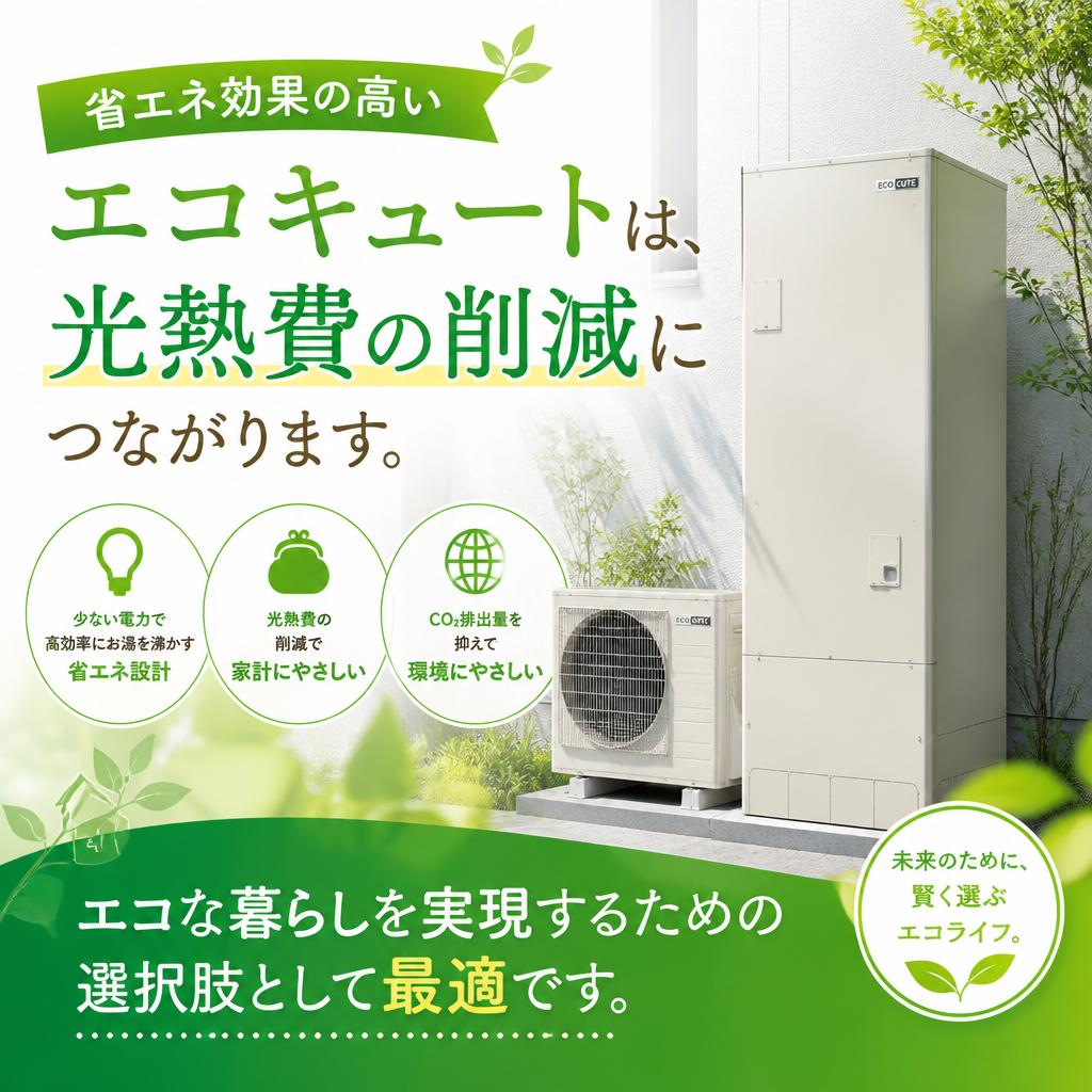 エコキュート設置のメリット