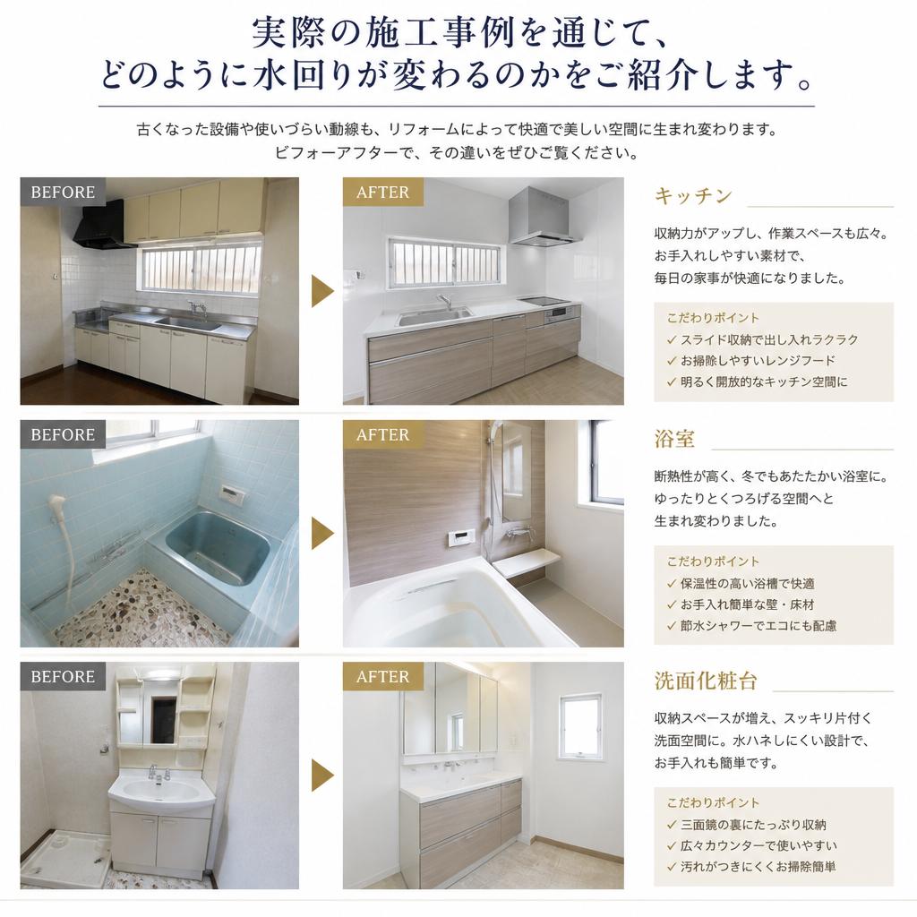 4. 水回りの取替事例