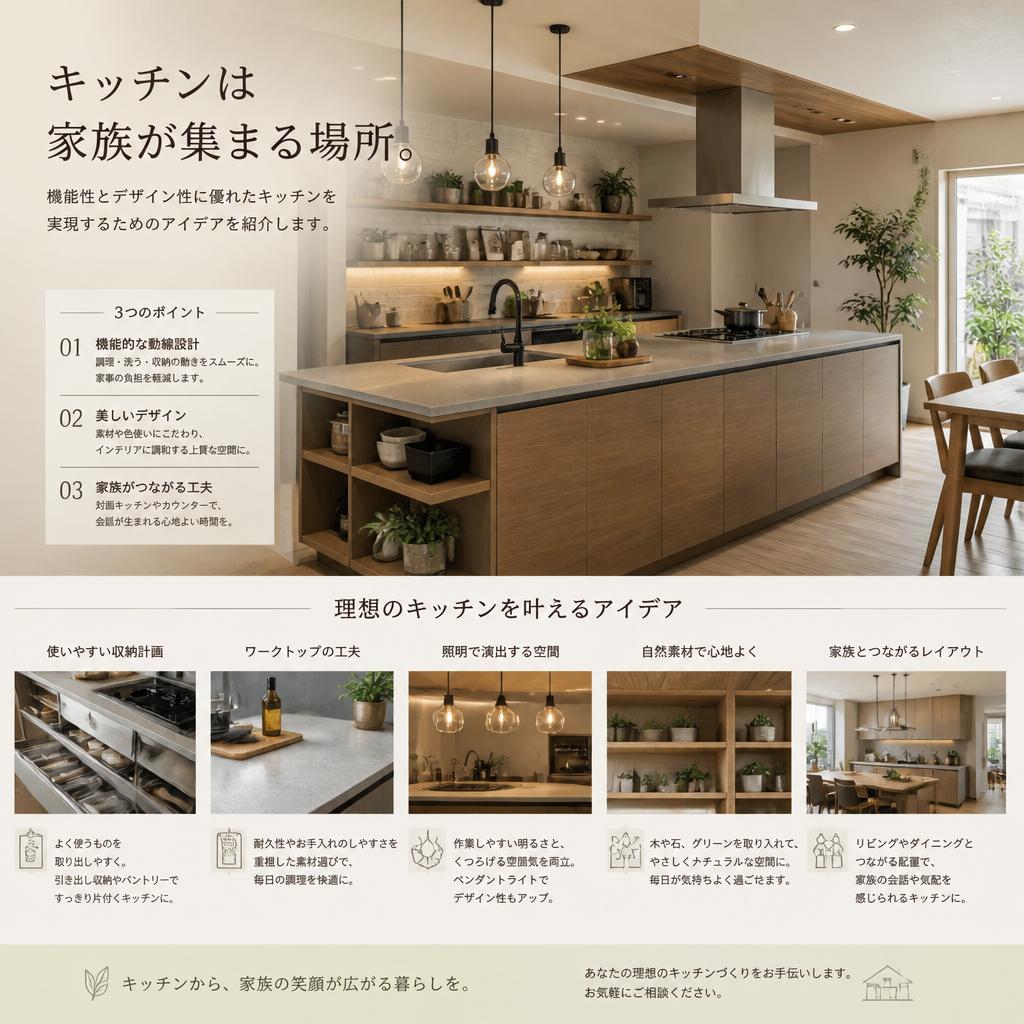 理想のキッチンデザイン