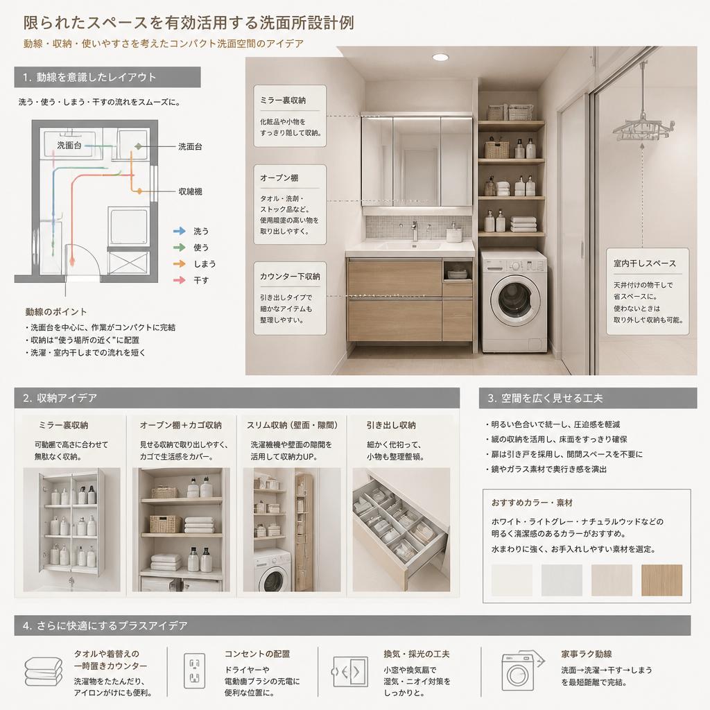 便利な洗面所の工夫