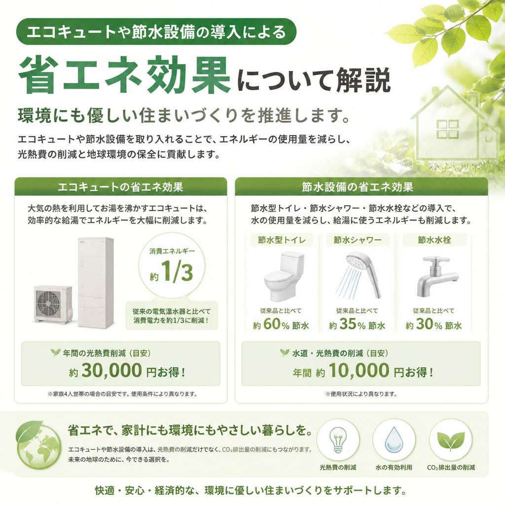 省エネと環境への配慮